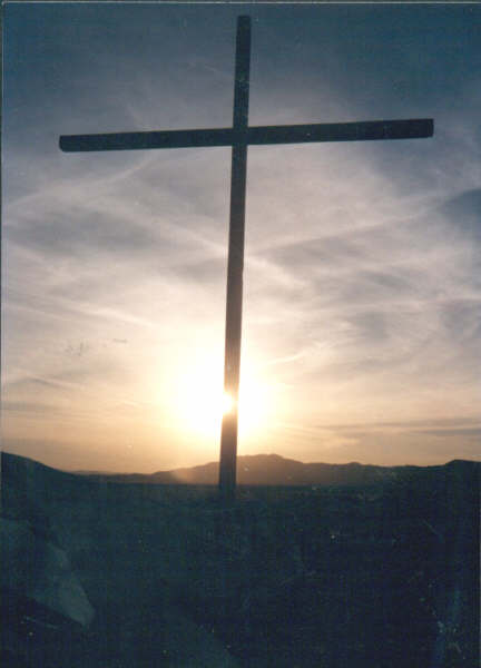 Chemtrail grid over California desert 1987